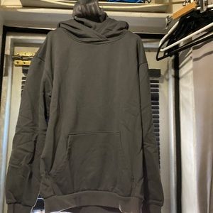 Esntls size small grey mask hoodie